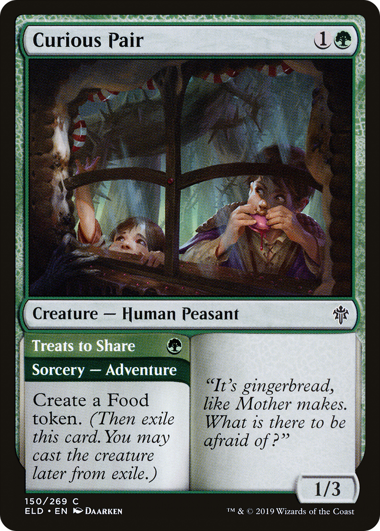 Curious Pair (ELD-150)  Foil - Throne of Eldraine