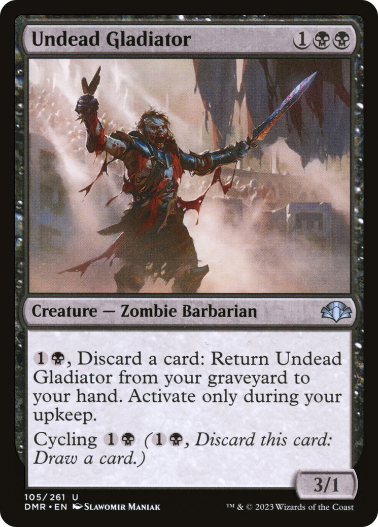 Undead Gladiator (DMR-105)  Foil - Dominaria Remastered