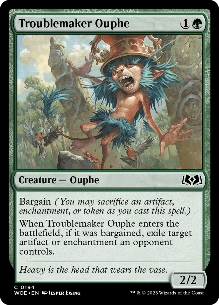Troublemaker Ouphe (WOE-194)  Foil - Wilds of Eldraine