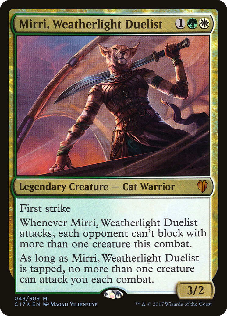 Mirri, Weatherlight Duelist (C17-043)  Foil - Commander 2017