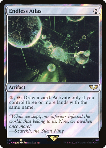 Endless Atlas (Surge Foil) (40K-237)  Foil - Warhammer 40,000 Commander