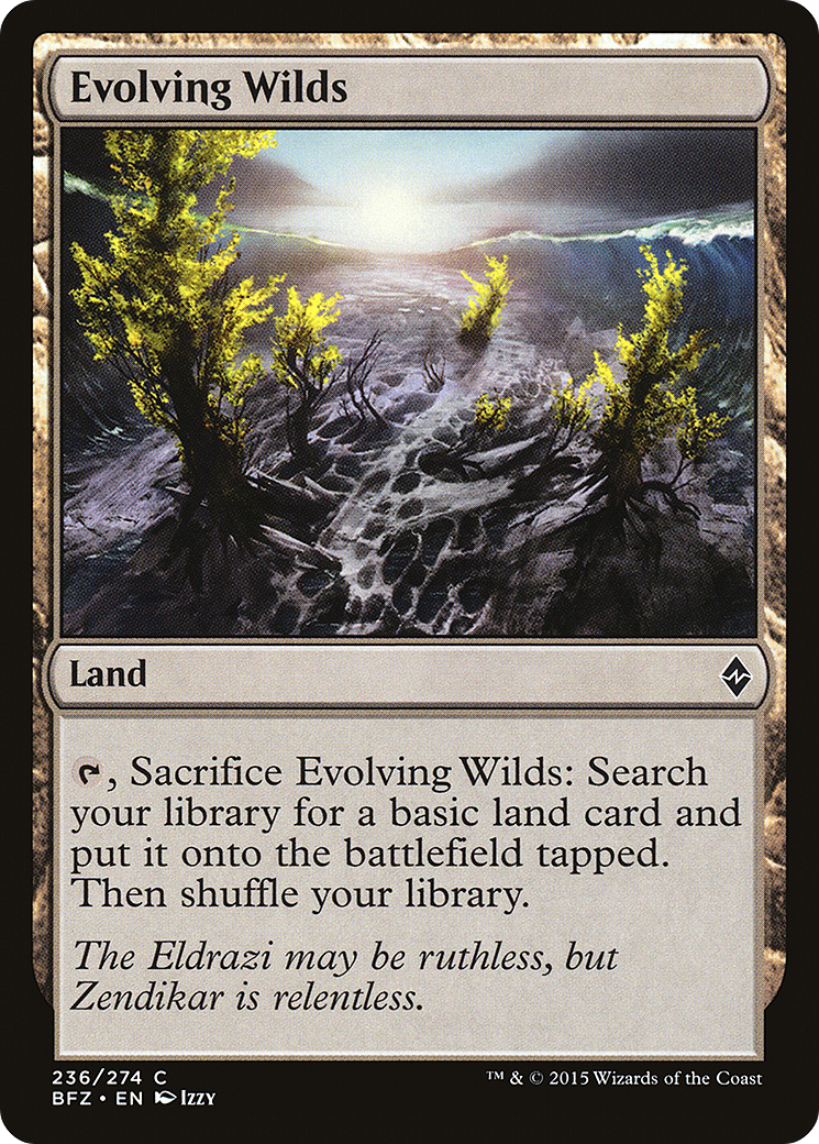 Evolving Wilds (BFZ-236)  Foil - Battle for Zendikar