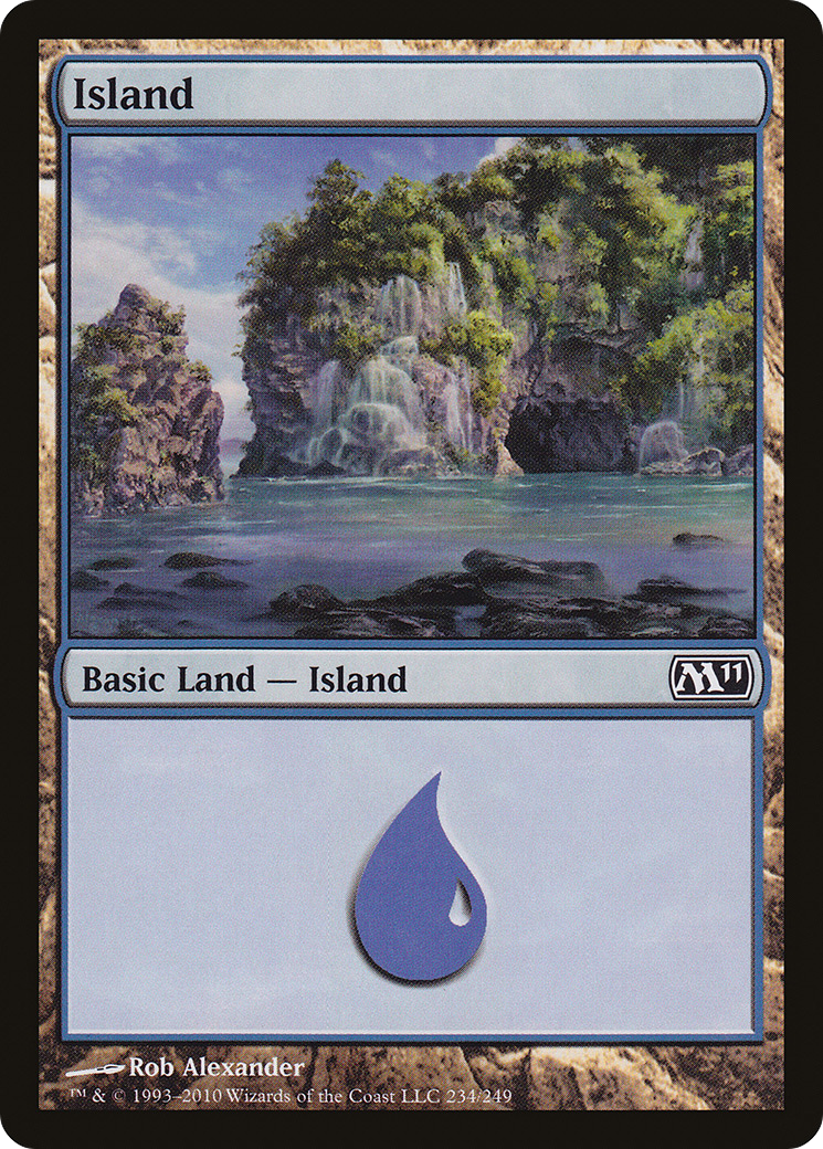 Island (234) (M11-234)  - Magic 2011