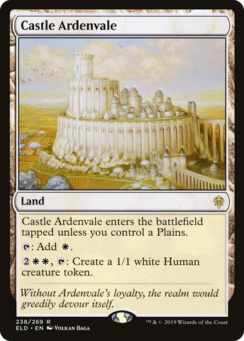 Castle Ardenvale (ELD-238)  Foil - Throne of Eldraine
