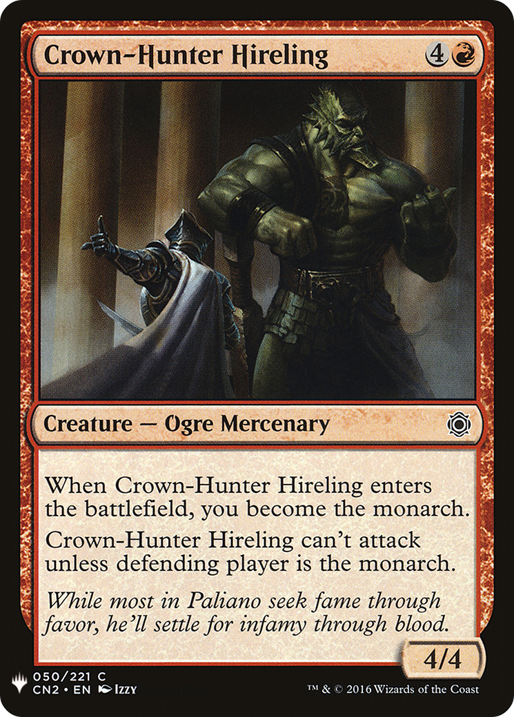 Crown-Hunter Hireling (LIST-CN2-50)  - The List