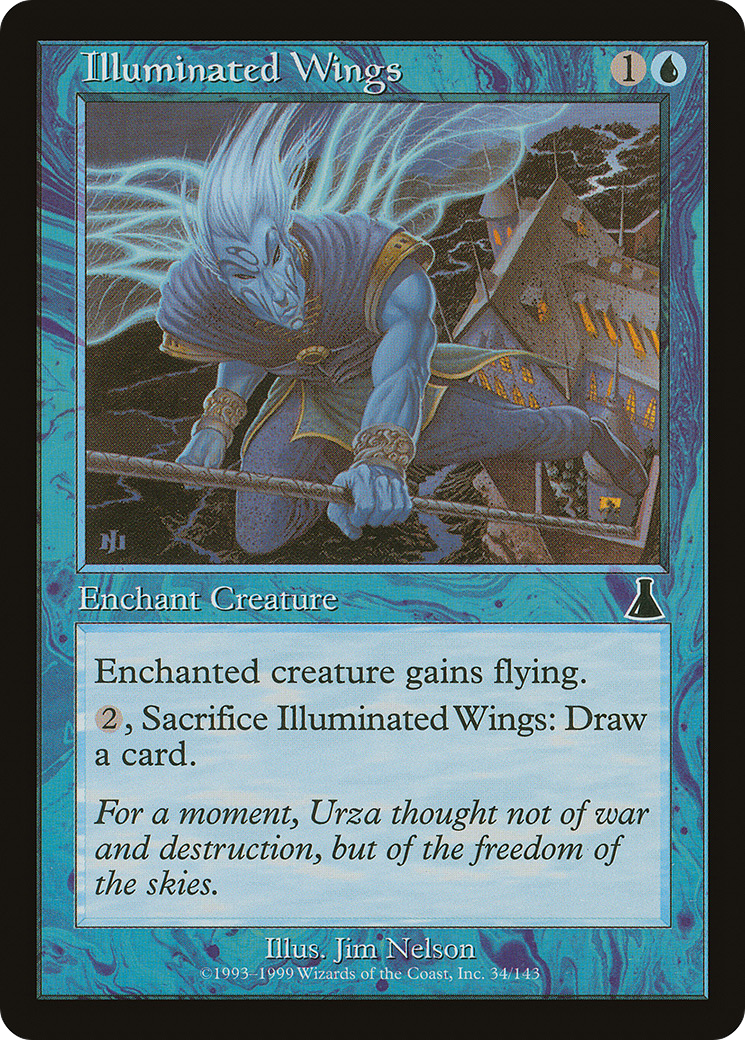 Illuminated Wings (UDS-034)  - Urza's Destiny