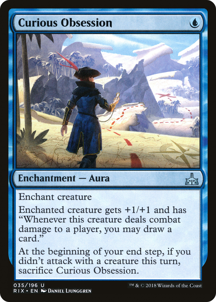 Curious Obsession (RIX-035)  Foil - Rivals of Ixalan