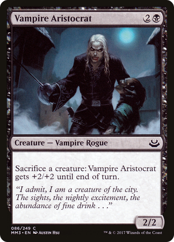 Vampire Aristocrat (MM3-086)  Foil - Modern Masters 2017