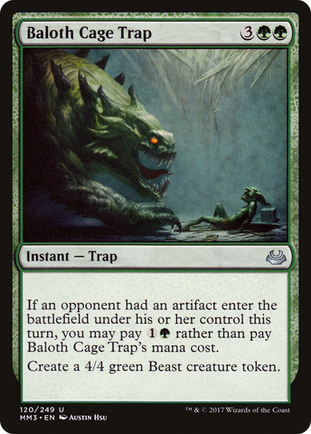Baloth Cage Trap (MM3-120)  - Modern Masters 2017