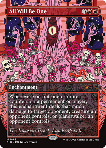 All Will Be One (Rainbow Foil) (SLD-1888)  Foil - Secret Lair Drop (Borderless)
