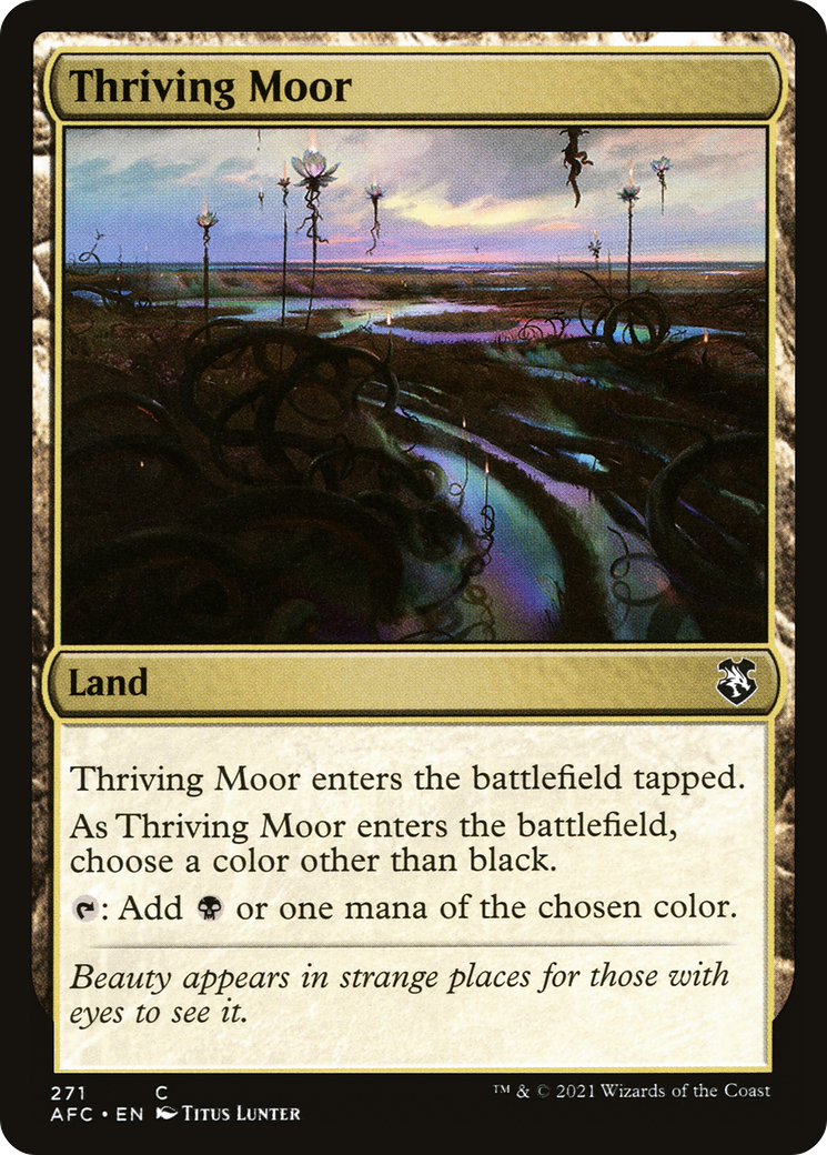 Thriving Moor (AFC-271)  - Forgotten Realms Commander