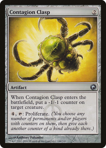 Contagion Clasp (SOM-144)  Foil - Scars of Mirrodin