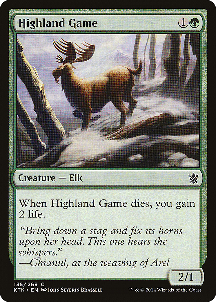 Highland Game (KTK-135)  Foil - Khans of Tarkir