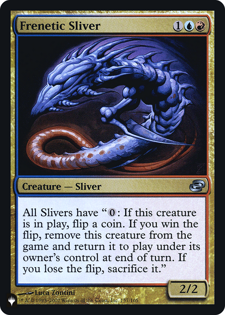 Frenetic Sliver (LIST-PLC-157)  - The List