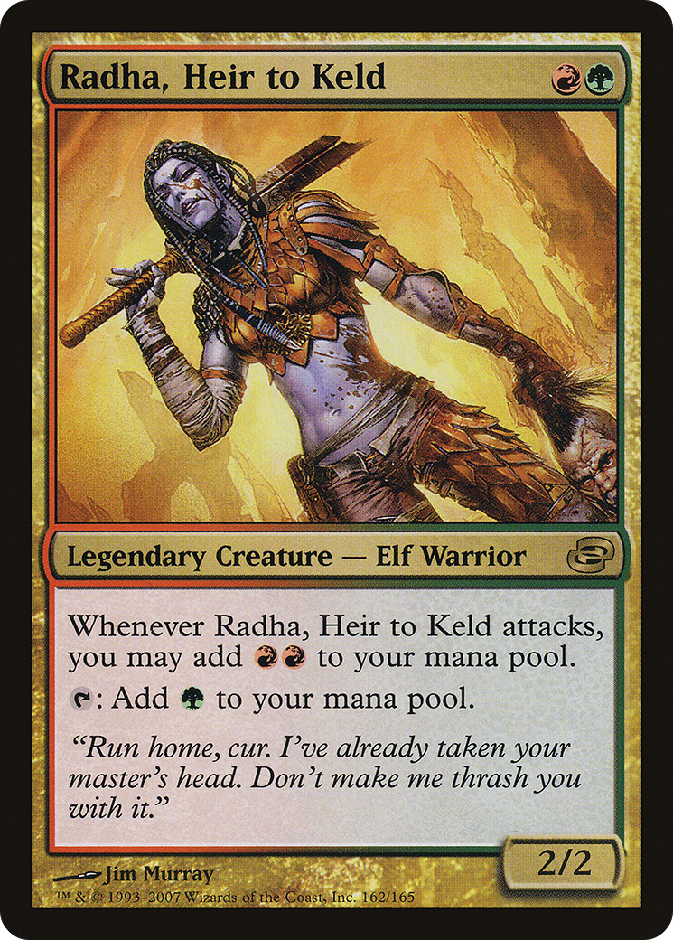 Radha, Heir to Keld (PLC-162)  Foil - Planar Chaos