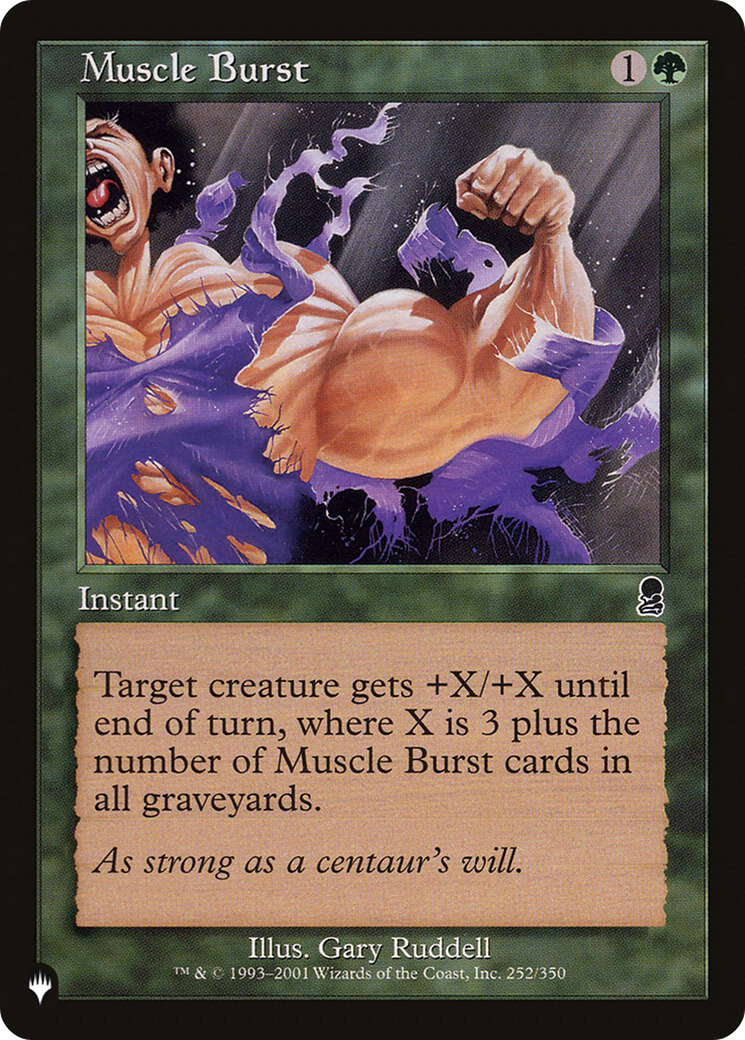 Muscle Burst (LIST-ODY-252)  - The List