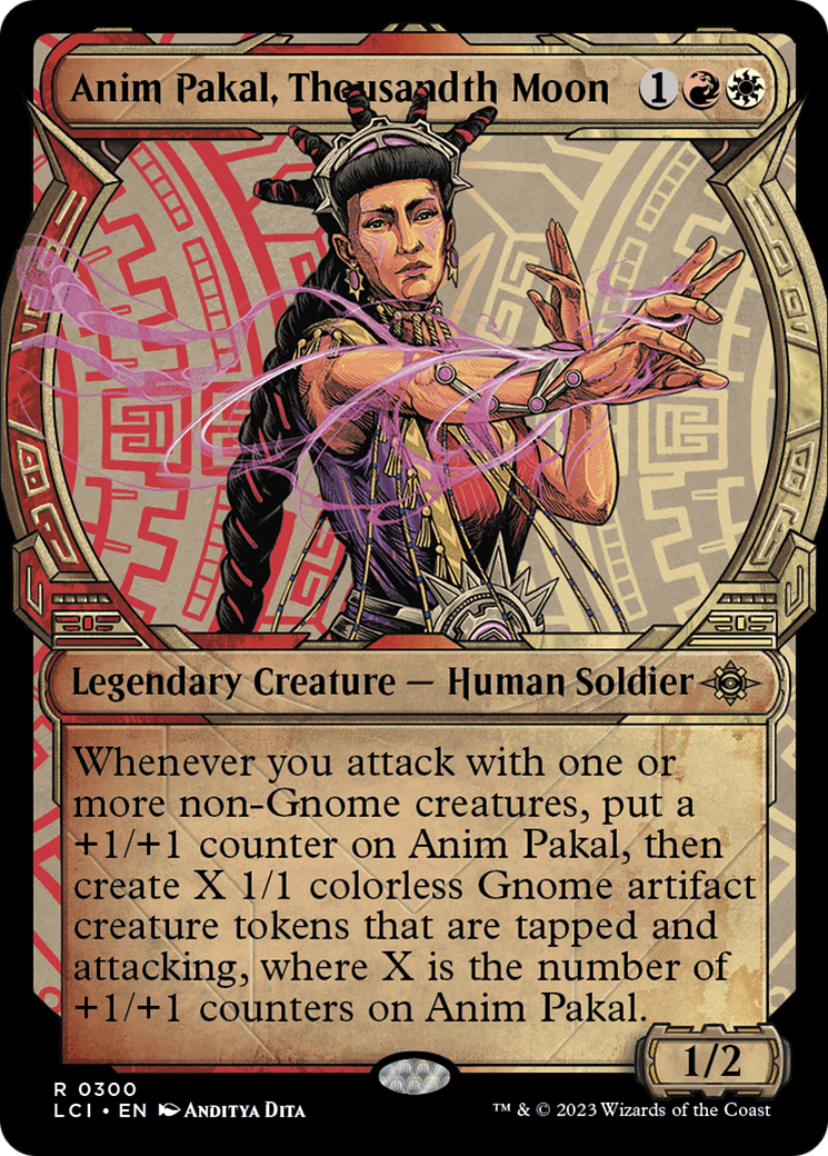 Anim Pakal, Thousandth Moon (Showcase) (LCI-300)  - The Lost Caverns of Ixalan: (Showcase)