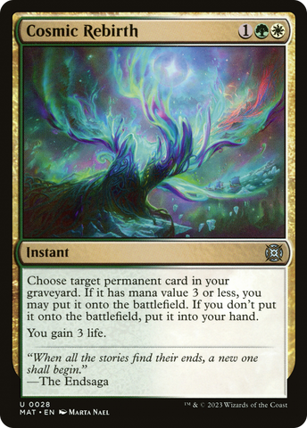 Cosmic Rebirth (MAT-028)  - March of the Machine: The Aftermath