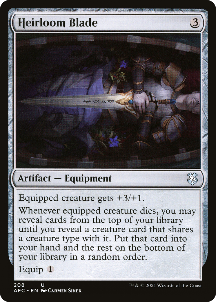 Heirloom Blade (AFC-208) - Adventures in the Forgotten Realms Commander