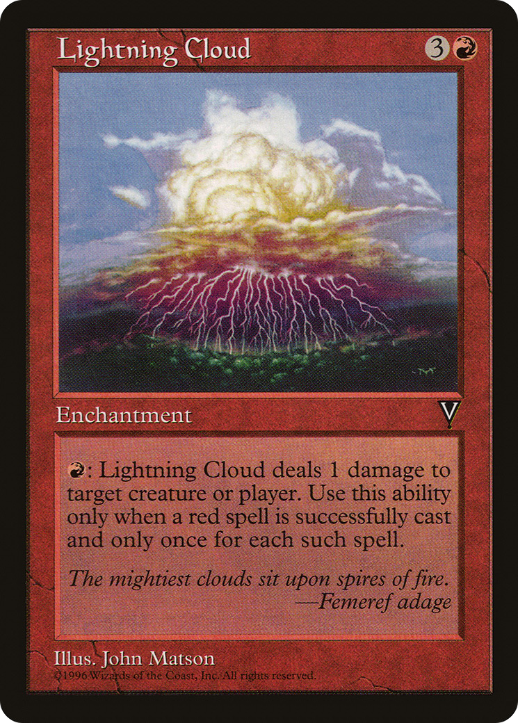 Lightning Cloud (VIS-)  - Visions