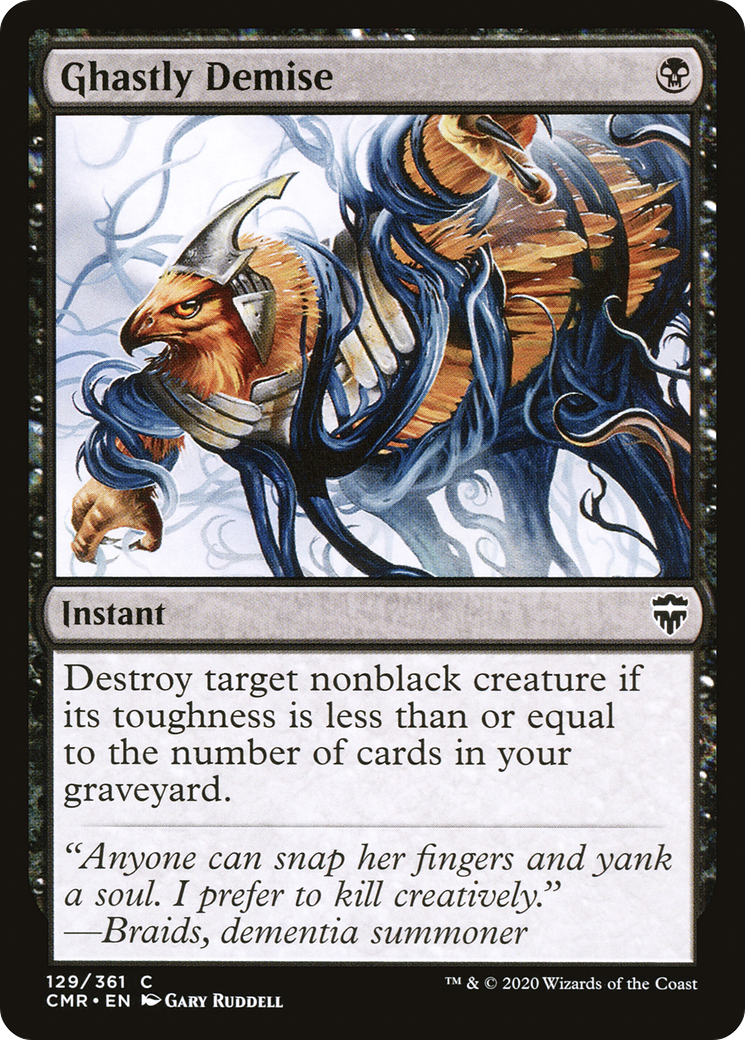 Ghastly Demise (CMR-129)  - Commander Legends
