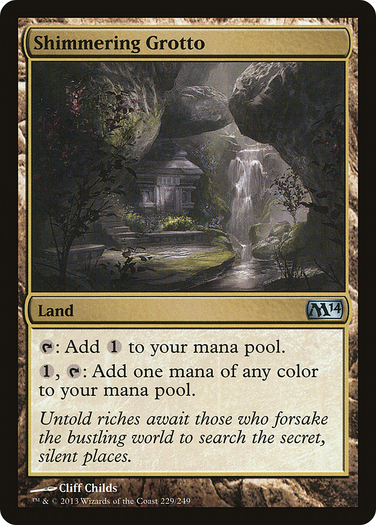 Shimmering Grotto (M14-229)  - Magic 2014