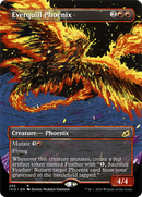 Everquill Phoenix (Showcase) (IKO-292)  Foil - Ikoria: Lair of Behemoths: (Showcase) (Borderless)