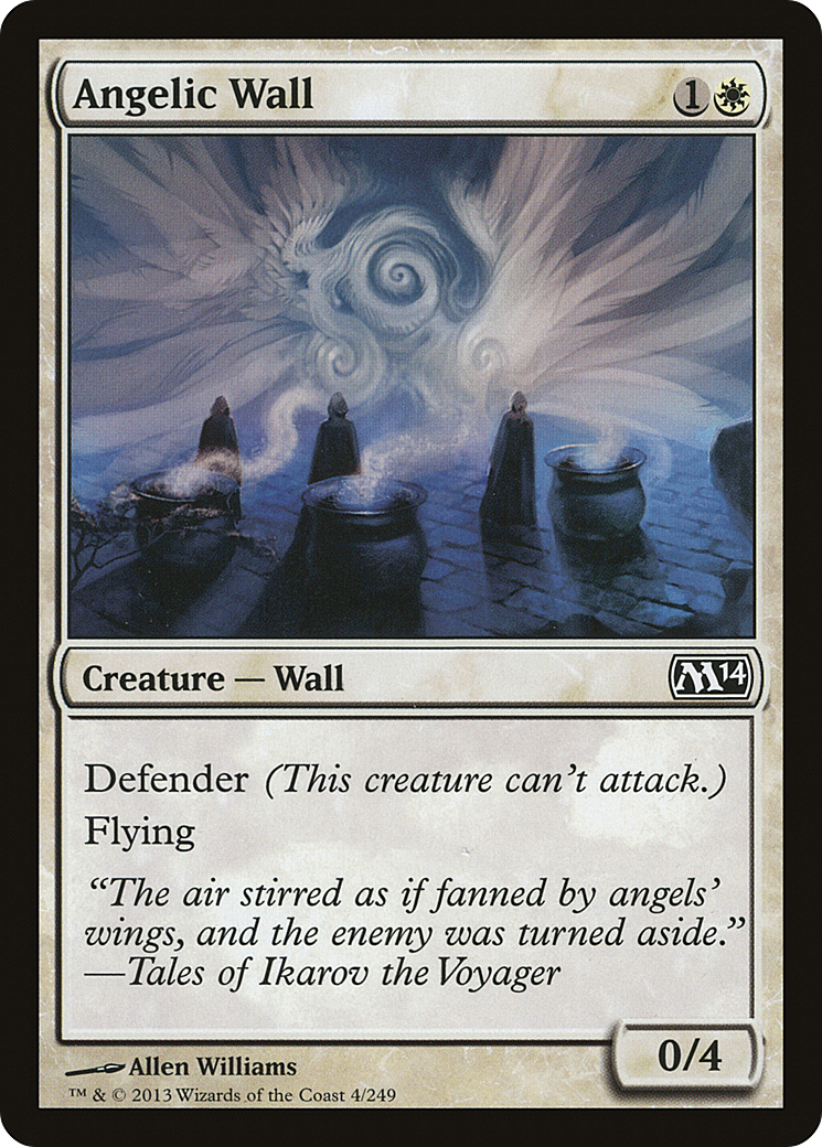 Angelic Wall (M14-004)  Foil - Magic 2014