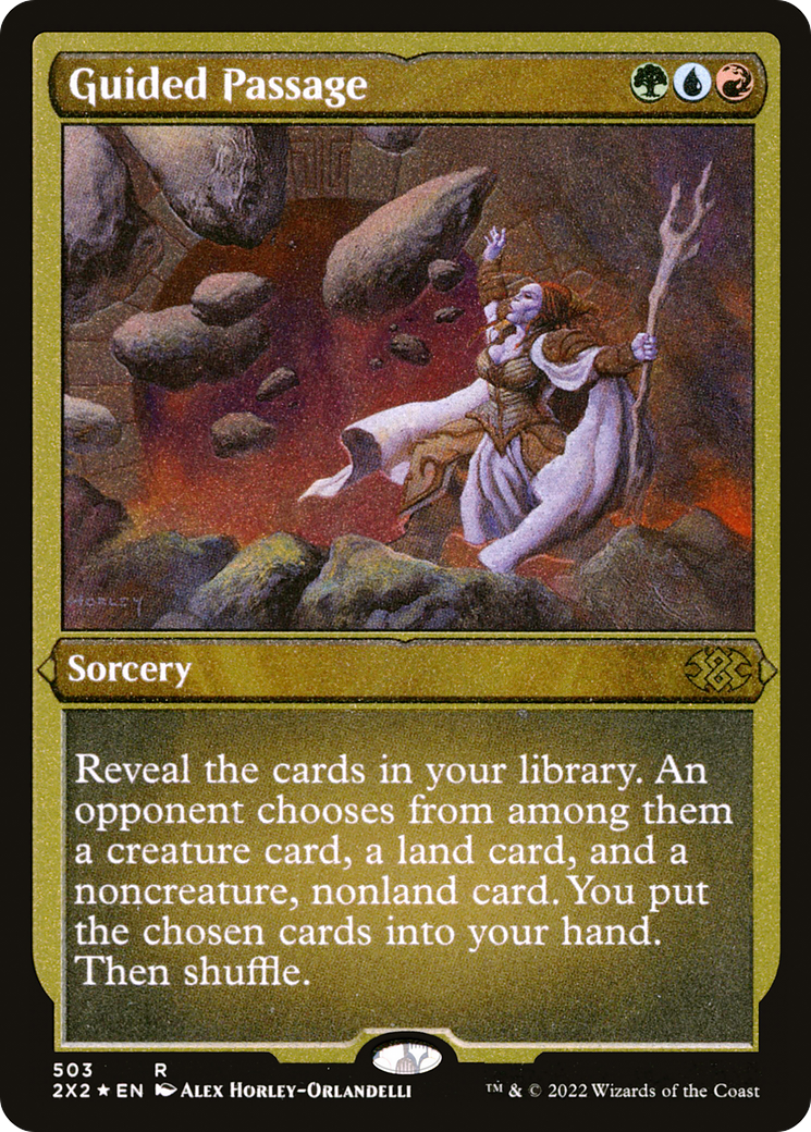 Guided Passage (Foil Etched) (2X2-503)  Foil - Double Masters 2022
