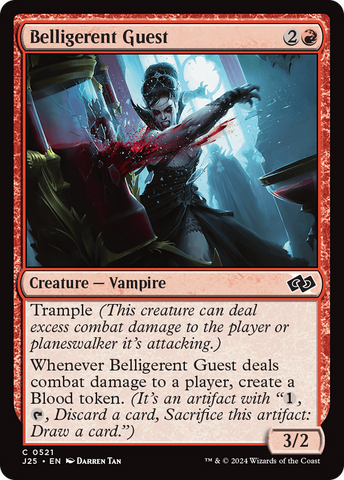 Belligerent Guest (J25-521)  - Foundations Jumpstart
