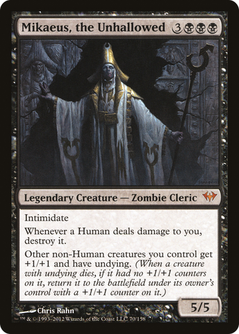 Mikaeus, the Unhallowed (DKA-070)  Foil - Dark Ascension