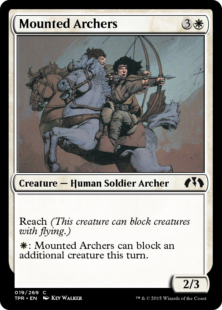 Mounted Archers (TPR-019)  Foil - Tempest Remastered