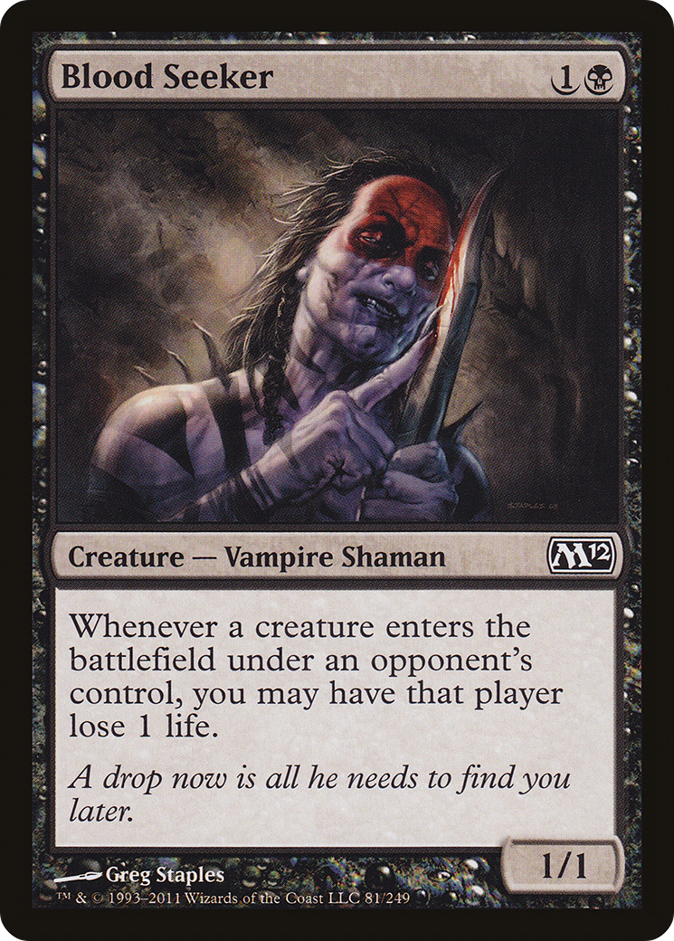 Blood Seeker (M12-081)  Foil - Magic 2012