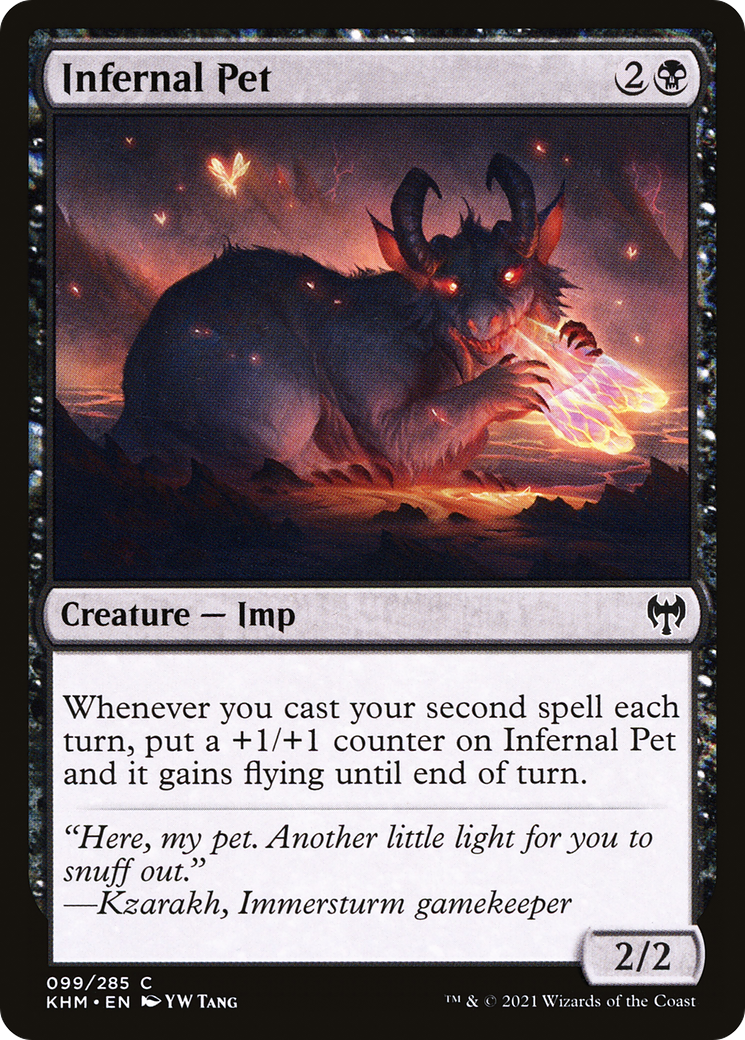 Infernal Pet (KHM-099)  - Kaldheim