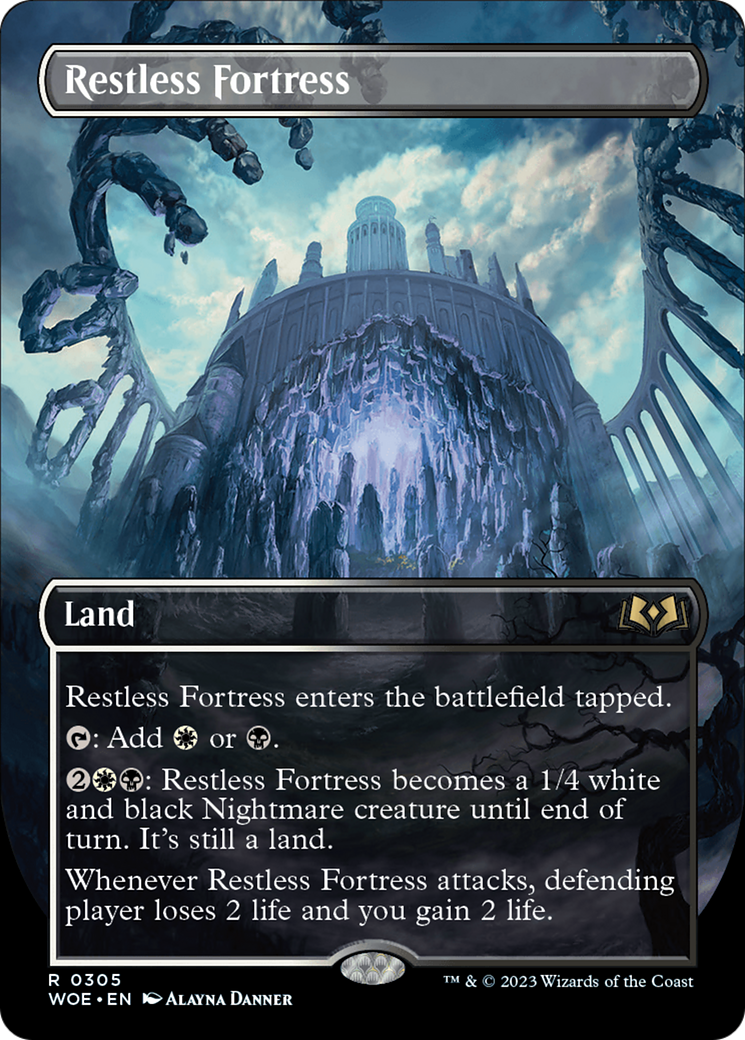 Restless Fortress (Borderless) (WOE-305)  - Wilds of Eldraine