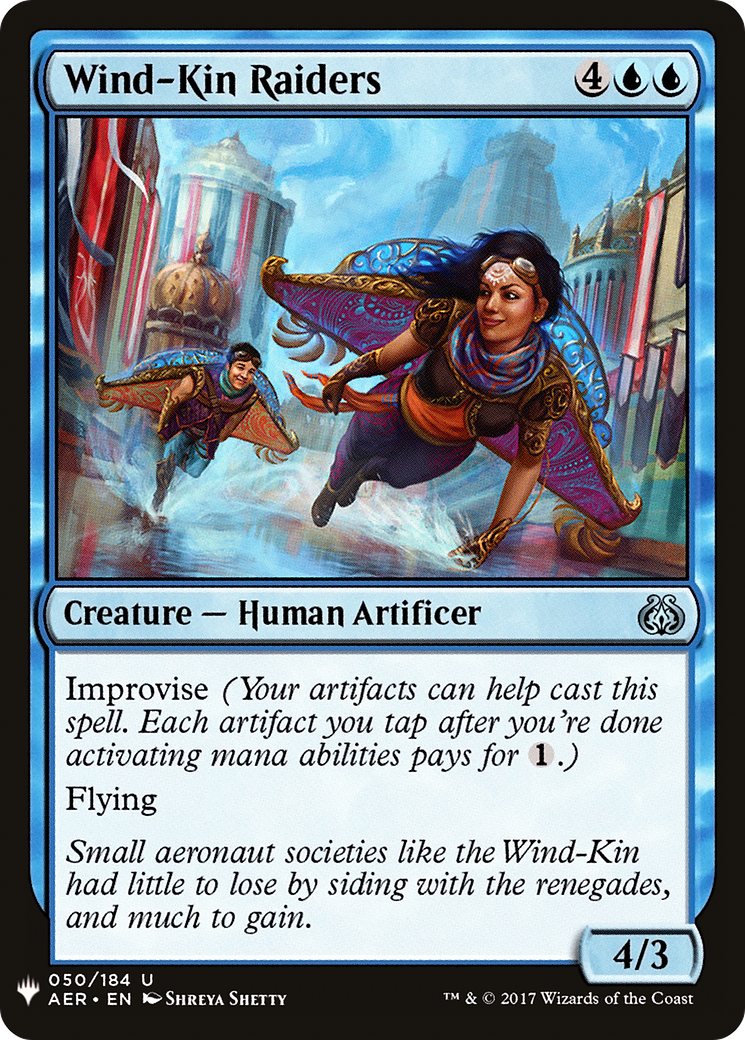 Wind-Kin Raiders (LIST-050)  - The List
