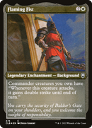 Flaming Fist (CLB-474)  Etched Foil - Commander Legends: Battle for Baldur's Gate