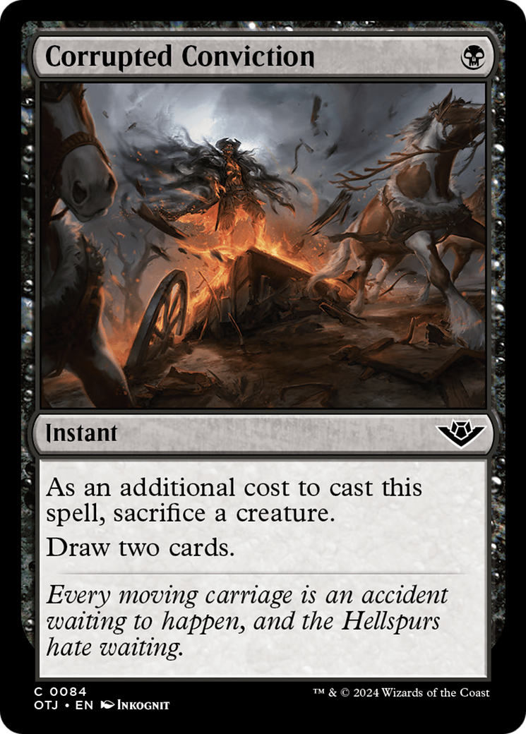 Corrupted Conviction (OTJ-084)  Foil - Outlaws of Thunder Junction