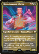 Ghen, Arcanum Weaver (Foil Etched) (CMR-595)  Foil - Commander Legends