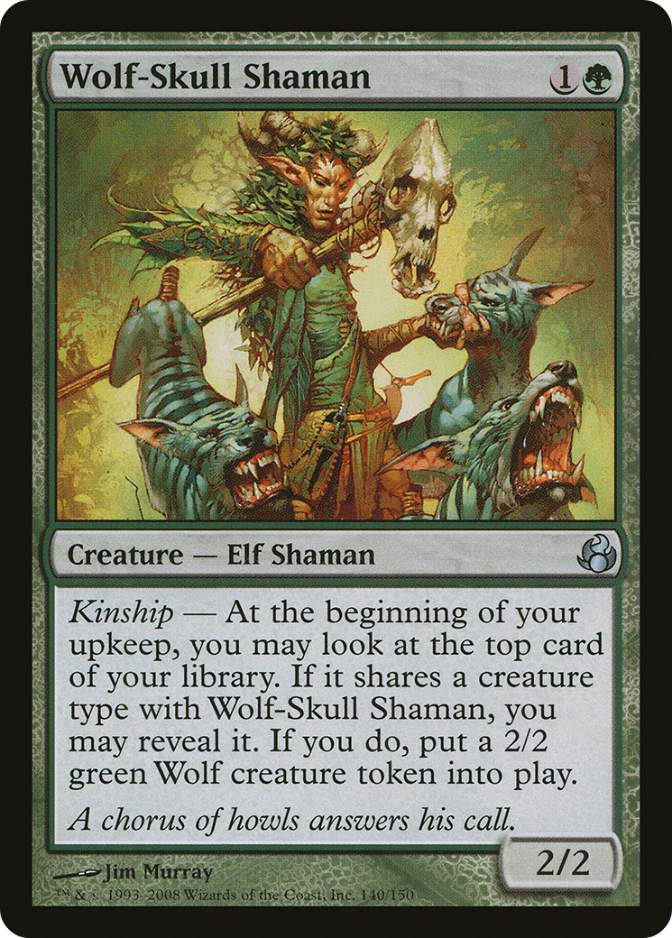 Wolf-Skull Shaman (MOR-140)  - Morningtide