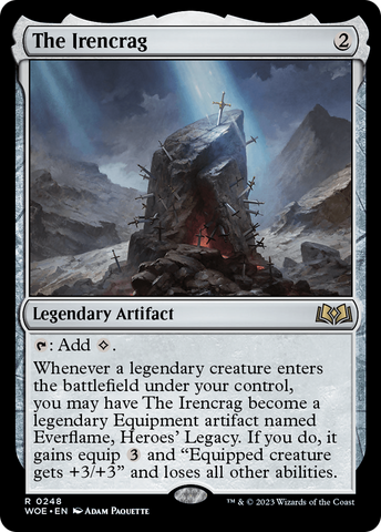 The Irencrag (WOE-248)  Foil - Wilds of Eldraine