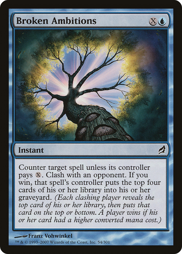 Broken Ambitions (LRW-054)  Foil - Lorwyn