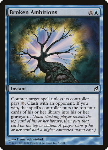 Broken Ambitions (LRW-054)  Foil - Lorwyn