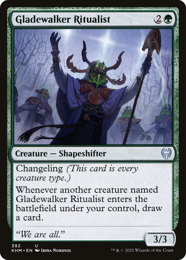 Gladewalker Ritualist (KHM-392)  - Kaldheim