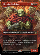 Krenko, Mob Boss (Anime Borderless) (RVR-430)  Foil - Ravnica Remastered