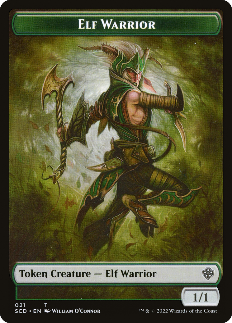 Elf Warrior (TSCD-021)  - Starter Commander Deck Tokens