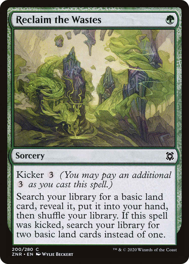 Reclaim the Wastes (ZNR-200)  Foil - Zendikar Rising