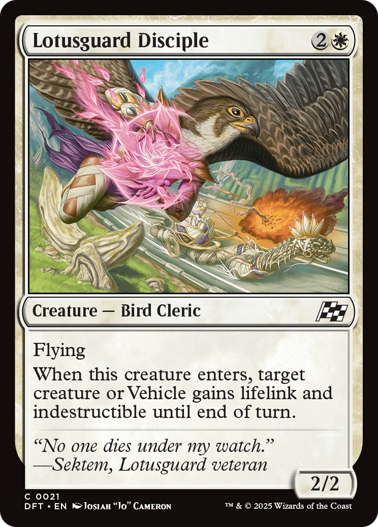 Lotusguard Disciple (DFT-021)  Foil - Aetherdrift