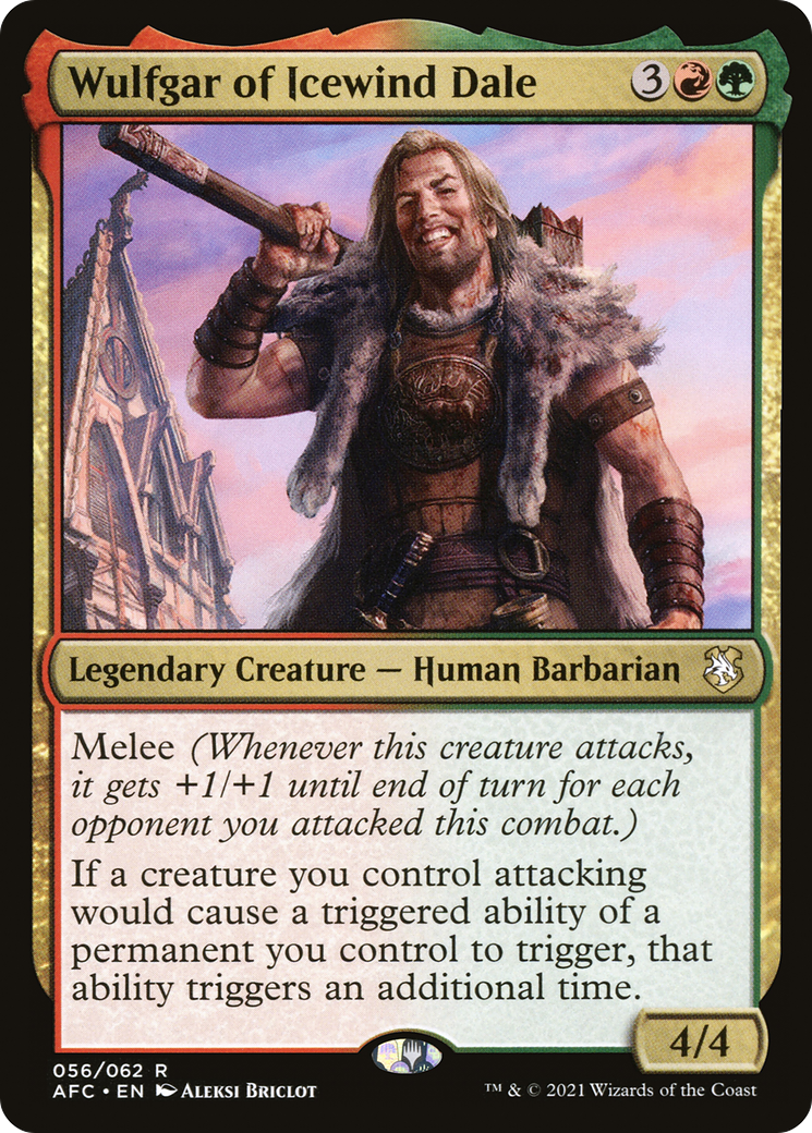 Wulfgar of Icewind Dale (AFC-056) - Adventures in the Forgotten Realms Commander