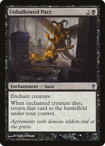 Unhallowed Pact (CNS-131) - Conspiracy Foil